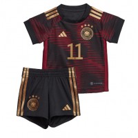 Germany Mario Gotze #11 Replica Away Minikit World Cup 2022 Short Sleeve (+ pants)